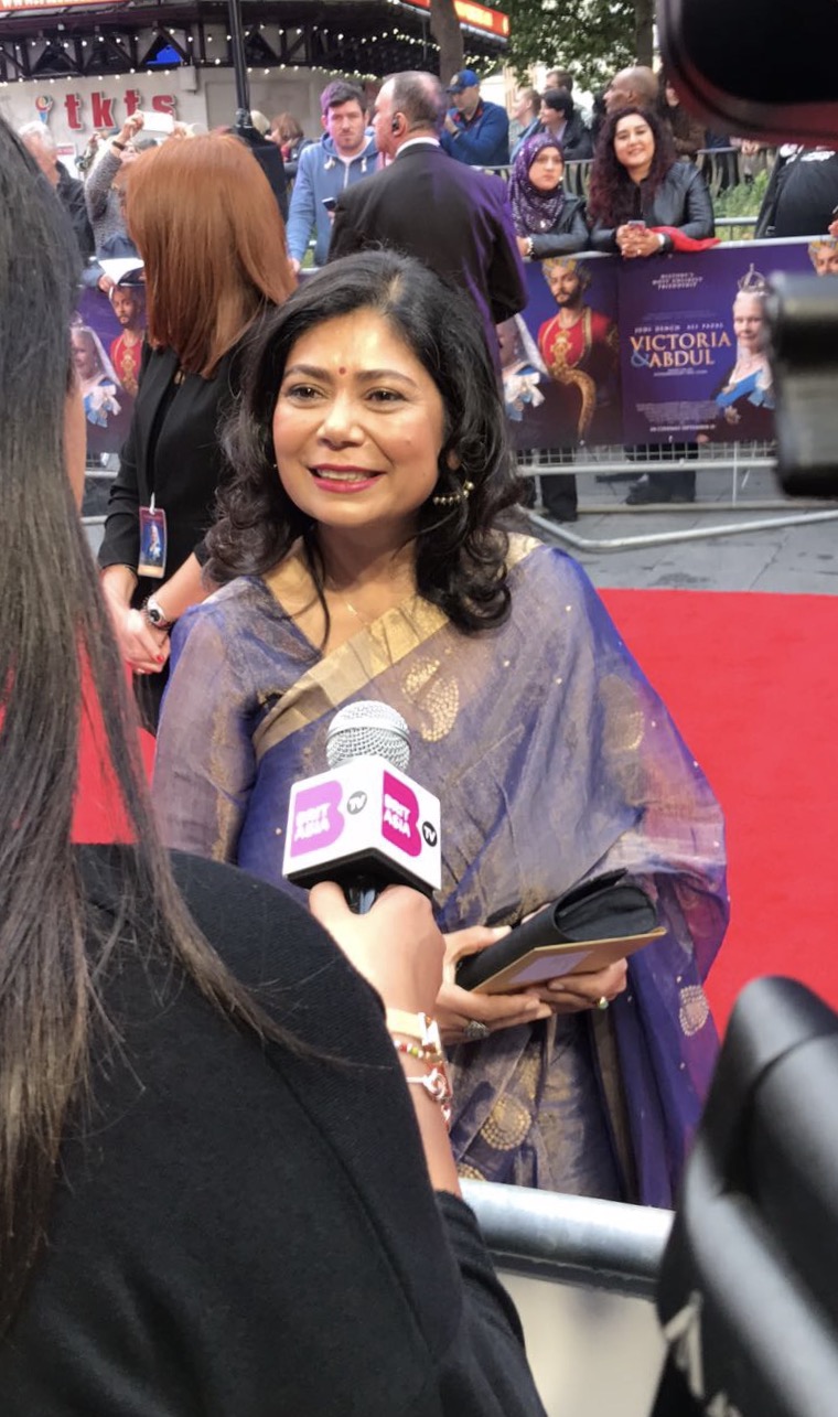 BritAsia TV speaks to Shrabani Basu at the red carpet premiere of 'Victoria & Abdul'