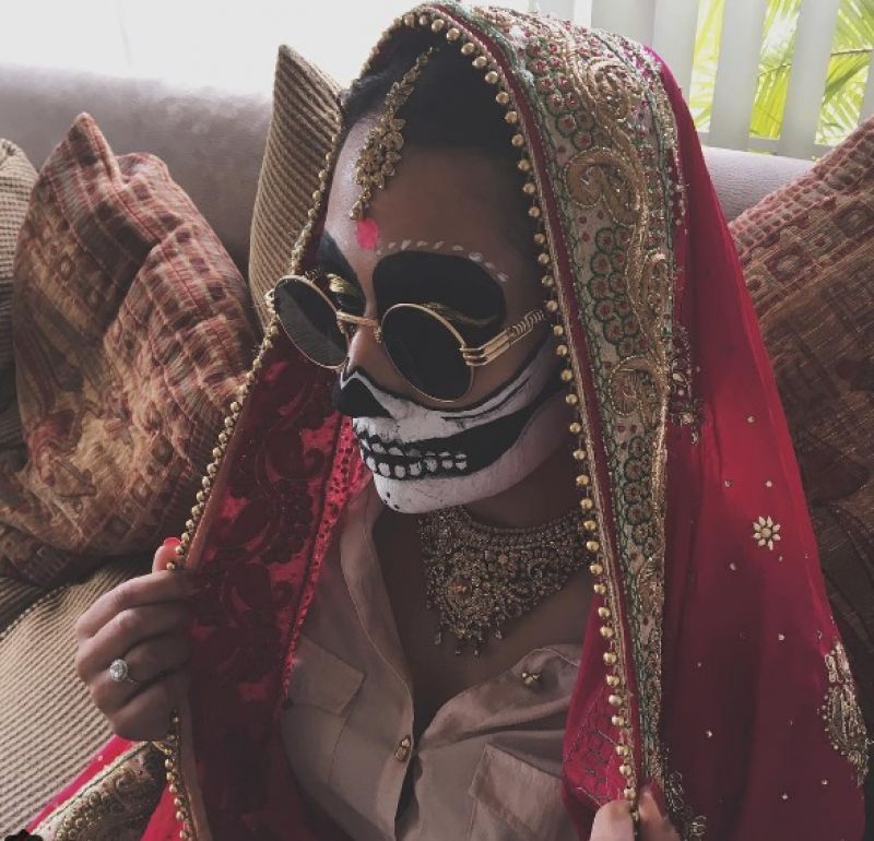 Bollywood bridal skeleton look