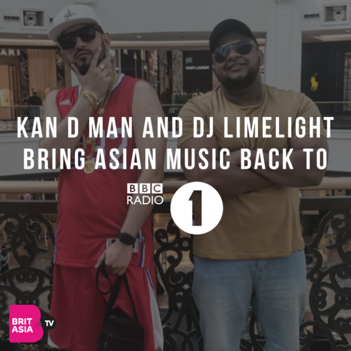 KAN D MAN AND DJ LIMELIGHT BRING ASIAN MUSIC BACK TO BBC RADIO ONE