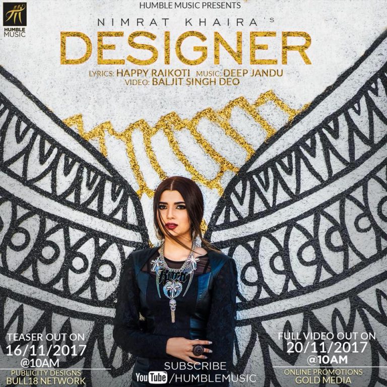 NEW RELEASE: NIMRAT KHAIRA – DESIGNER