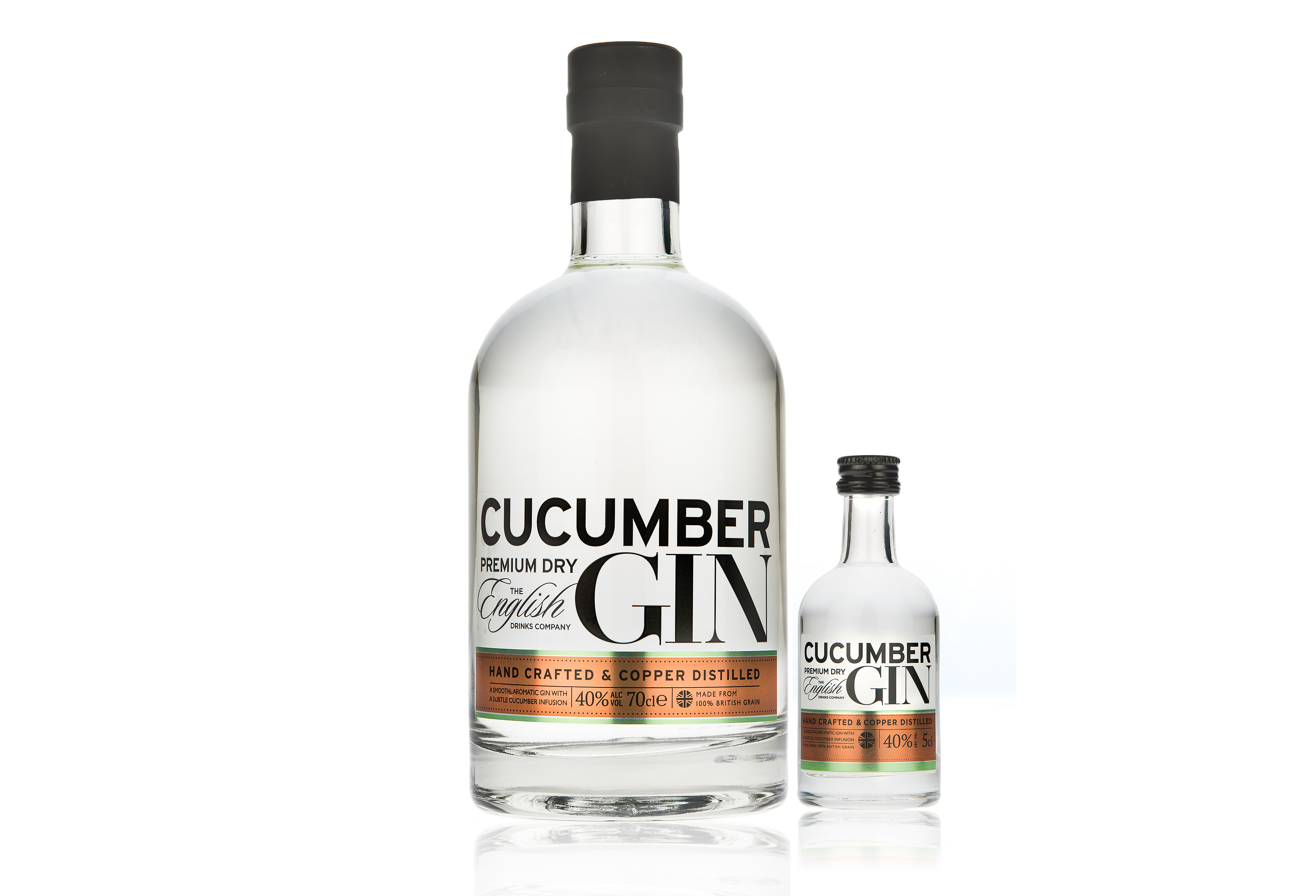 The English Drinks Company's Cucumber Gin Miniatures
