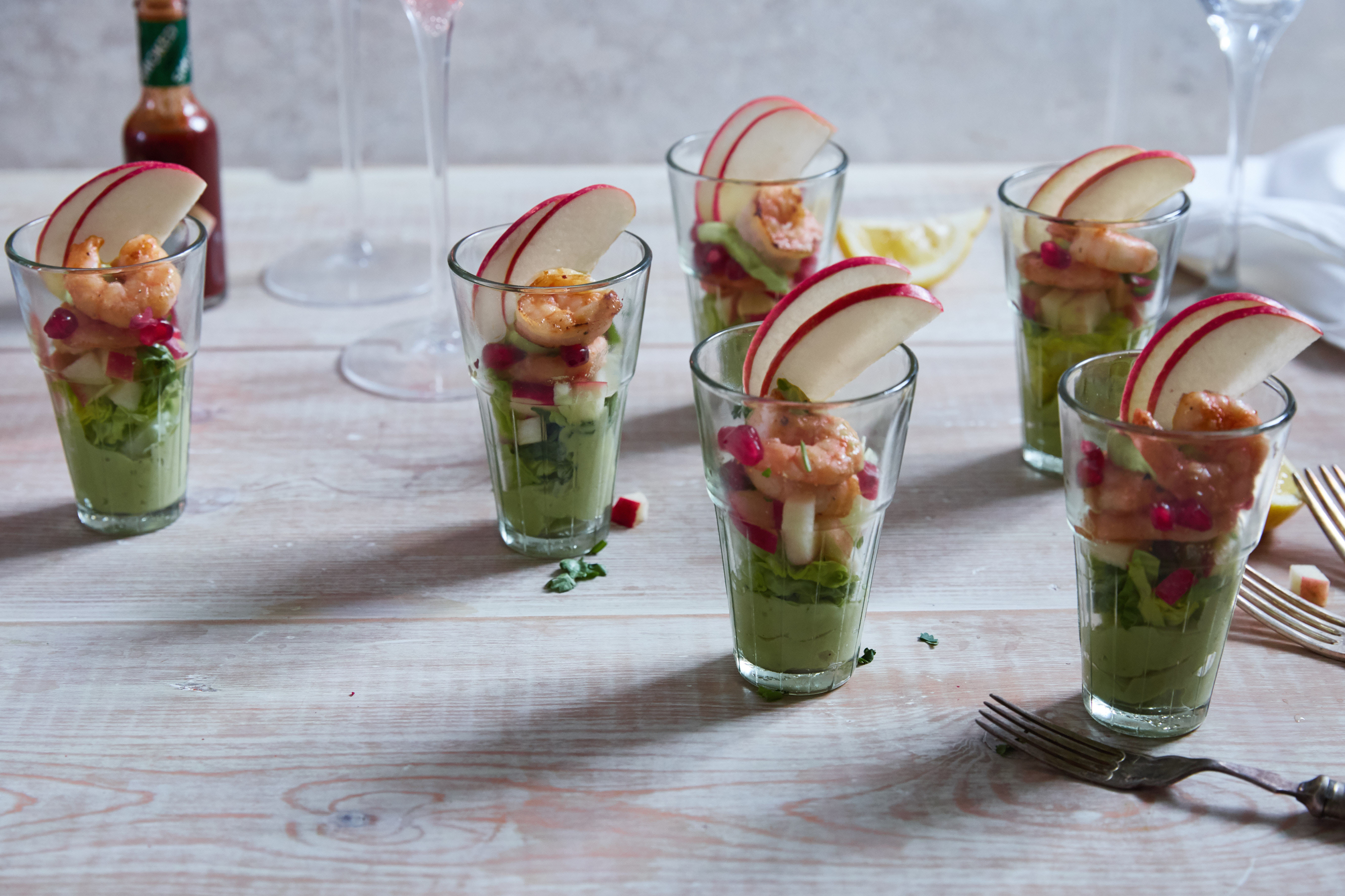 Pink Lady® Prawn Cocktail with Avocado Mayonnaise