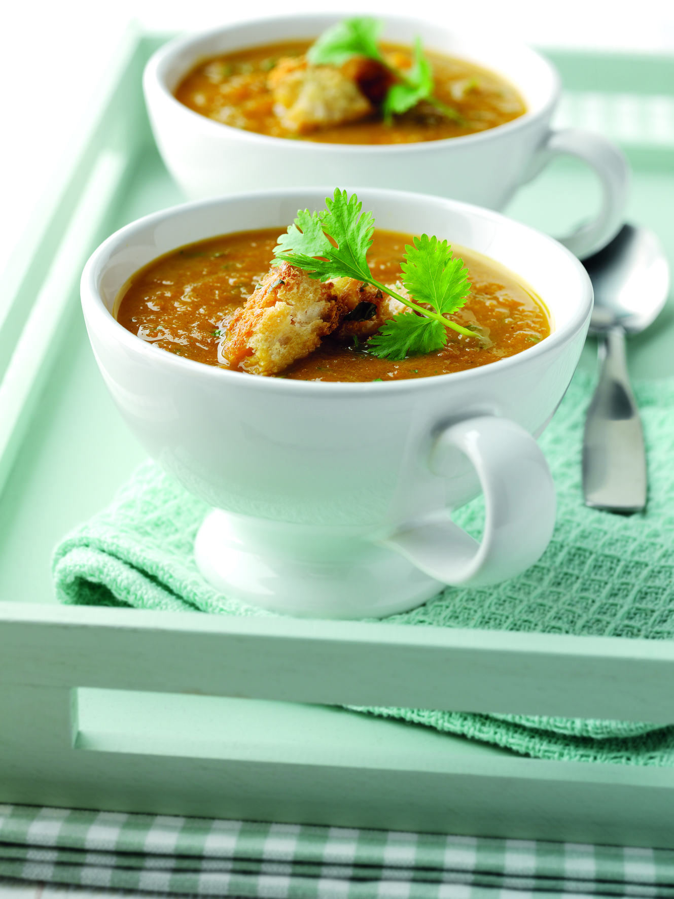Spicy Carrot And Coriander Soup