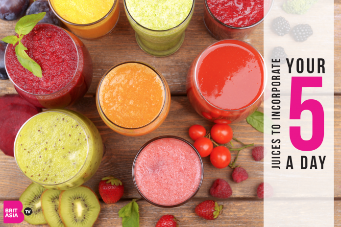 JUICES TO INCORPORATE YOUR 5 A DAY