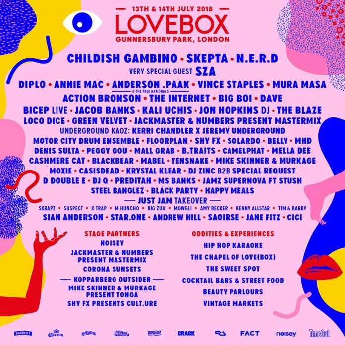LOVEBOX FESTIVAL 2018 LINE UP REVEALED