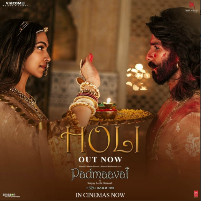 NEW RELEASE: HOLI FROM THE BOLLYWOOD MOVIE PADMAAVAT