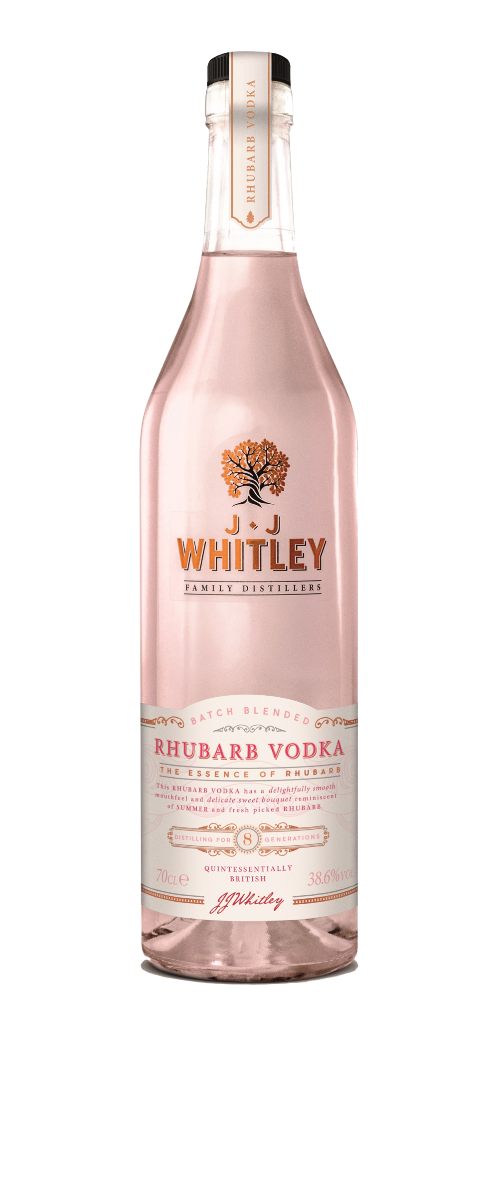 JJ Whitley Rhubarb Vodka 70cl 