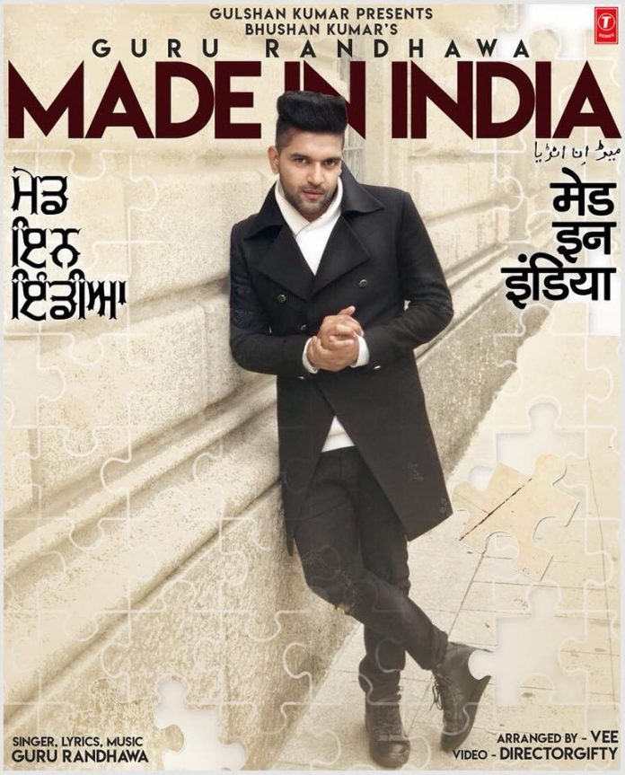 GURU RANDHAWA UNVEILS NEW POSTER FOR HIS LATEST TRACK