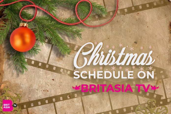 CHRISTMAS SCHEDULE ON BRITASIA TV