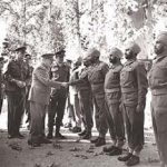 Prime Minister Winston Churchill meets with Sikh soldiers during WW-II Photo Courtesy IWM.London