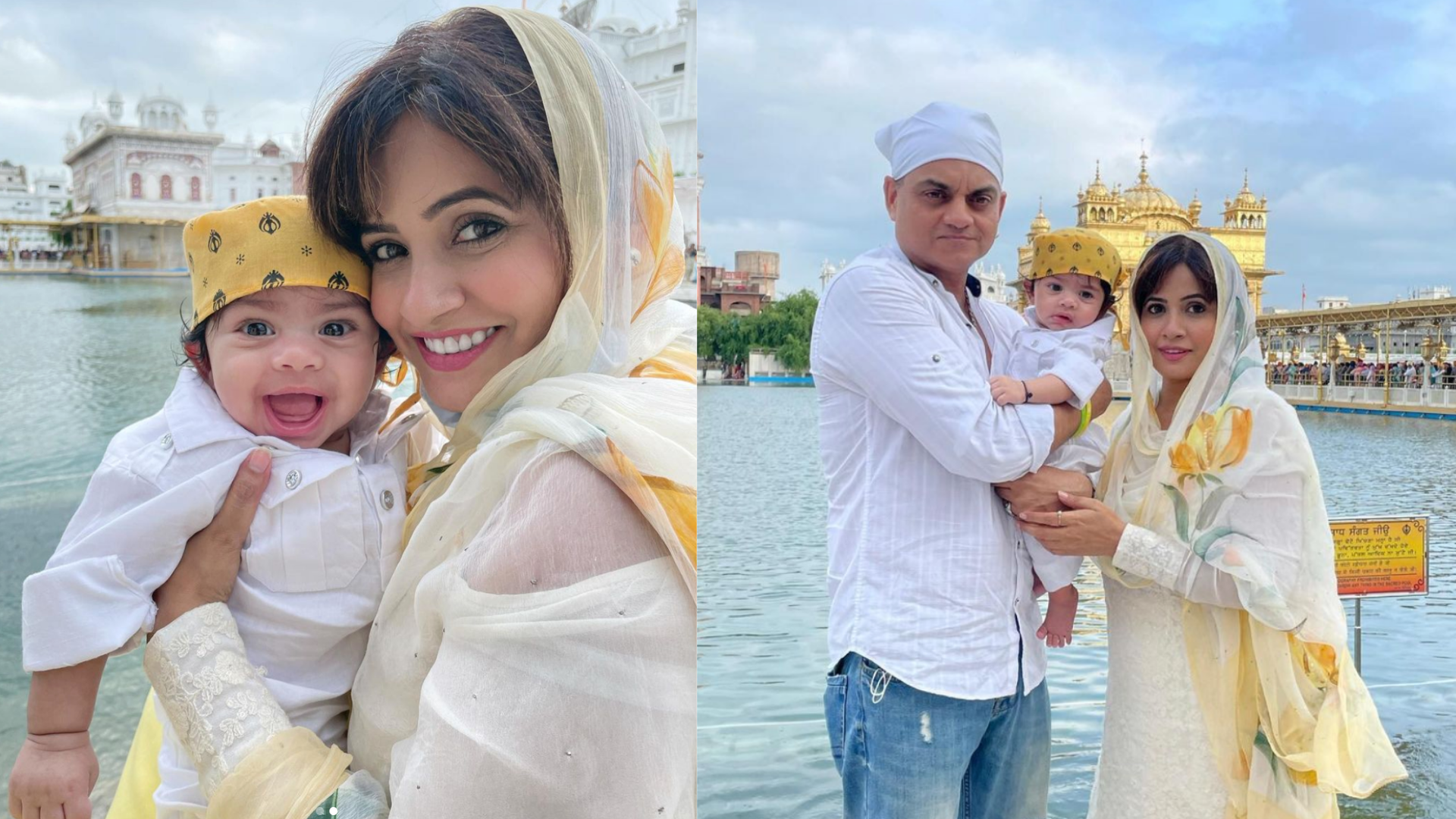 Miss Pooja Announces Baby with Photo Outside Golden Temple - BritAsia TV