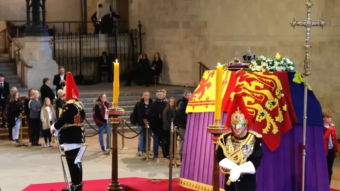 A man who tried to grab the flag draped over the Queen's coffin as she lay in state did not believe she was dead, a court has heard.