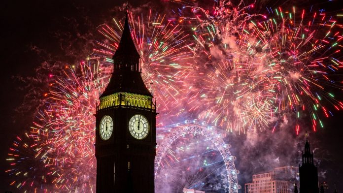 Diljit Dosanjh Song Plays Out Over London New Year Fireworks!