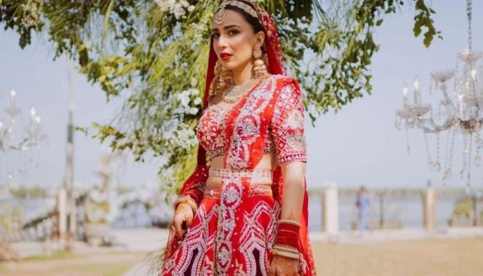 Pakistanis trolled actress Ushna Shah for wearing a red wedding lehnga and jewellery that looked 'too Indian'. She was also trolled for not observing the Islamic custom of 'parda' (veil) and trying to 'copy' Bollywood.