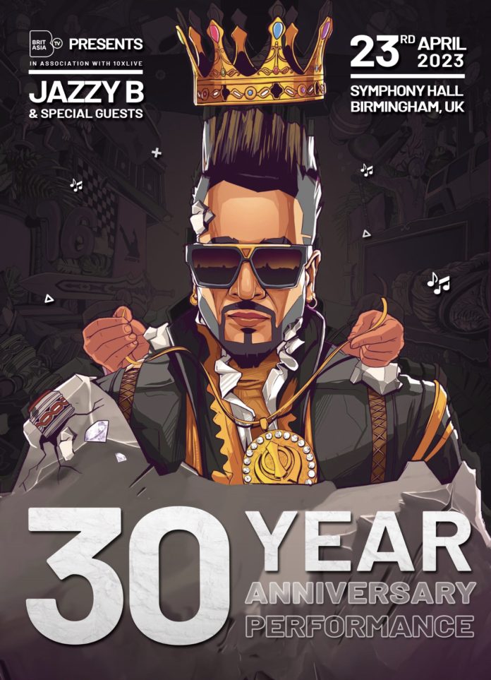 Brit Asia TV announce JAZZY B 30th Anniversary Concert!
