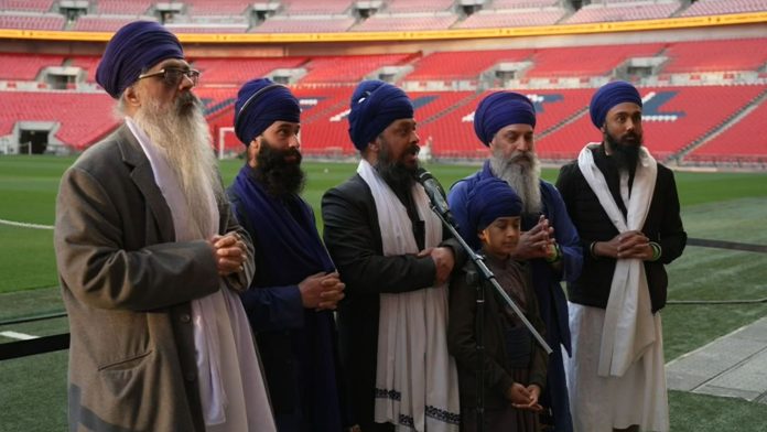 Vaisakhi was hosted at Wembley for the first time including a pitchside Ardas prayer