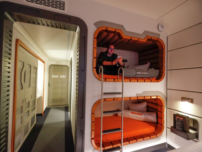 inside a room in the Walt Disney World Star Wars: Galactic Starcruiser on March 1, 2022.
