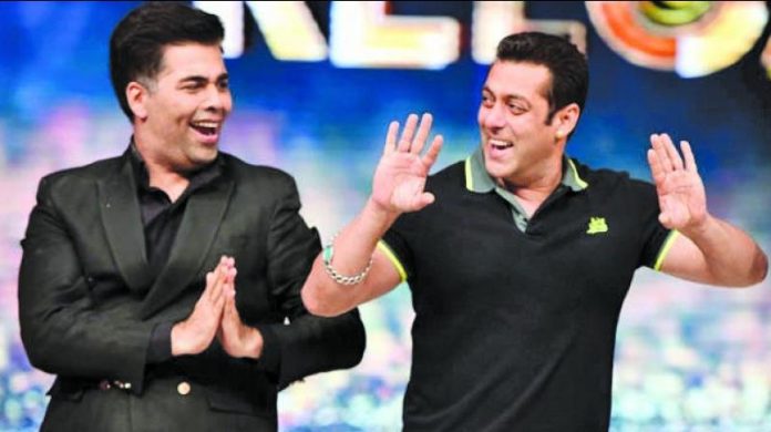 Karan Johar and Salman Khan together at an event.