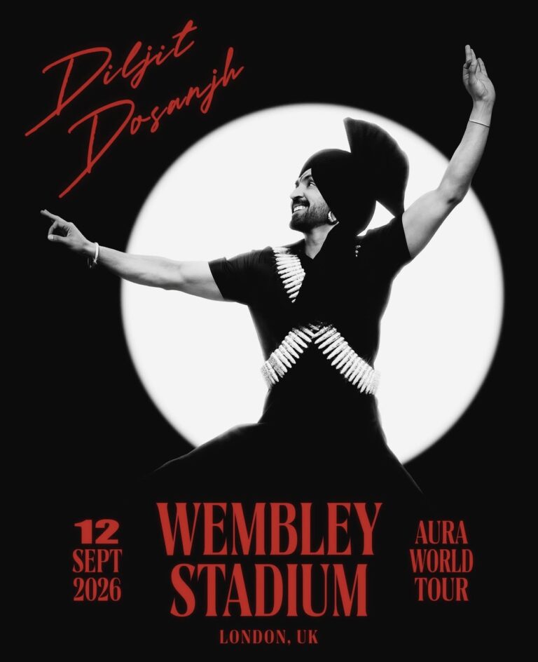Diljit Dosanjh Wembley Stadium Concert 2026 Set To Make History